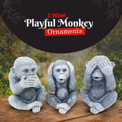 3 Wise Monkeys - See no evil, Hear no evil, Speak no evil