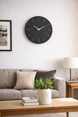 Grey Slate Simplistic Wall Clock