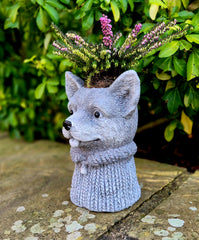 Fox Head Pot Planter
