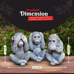 3 Wise Monkeys - See no evil, Hear no evil, Speak no evil