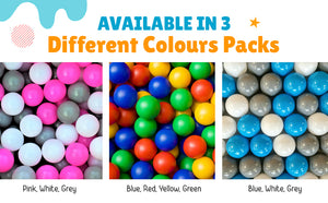 Multicoloured Childrens Plastic Play Balls