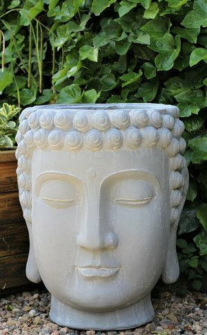 Buddha Head Pot Planter