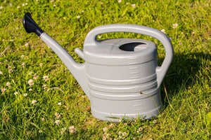 Watering Can With Rose Large - GREY 2.5 Gallons 14L