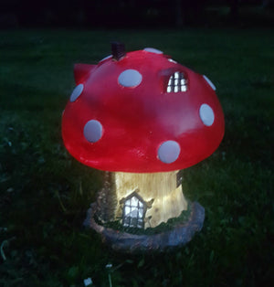 Solar Fairy Mushroom Tree House