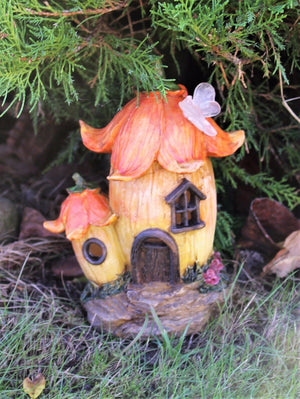 Solar Fairy Flower Mushroom House