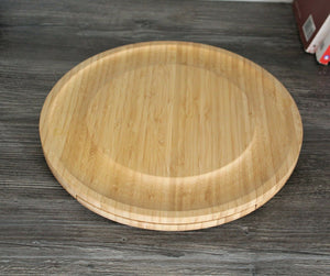 Oval Bamboo Cheese Board with Slide Out Draw & 4 Knives