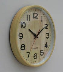 Shabby Chic Wood Effect Wall Clock