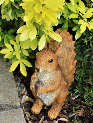 Red Squirrel Garden Ornament