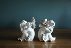 Set of Sleeping Cherubs Garden Ornament