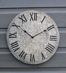 Station Wall Clock Stone effect 12 inch