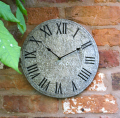 Station Wall Clock Stone effect 12 inch
