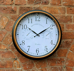 Copy of Black Gold Outdoor Wall Clock