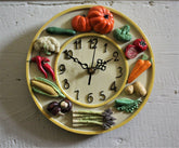 Wall Clock Vegetables Quartz 23cm