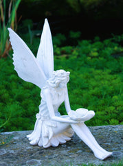 Large Fairy Garden Sculpture White