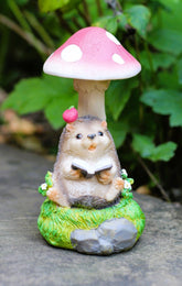 Solar Hedgehog Garden Ornament 19CM