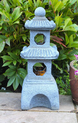 Pagoda water Feature Japanese Lantern Ceramic