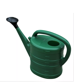 Watering Can With Rose - Green