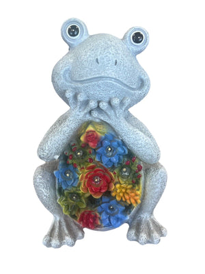 Garden Frog Solar Ornament