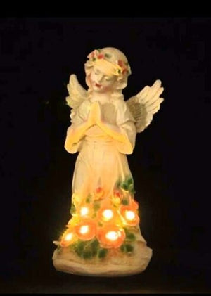 Garden Solar Ornament Fairy Angel Cherub