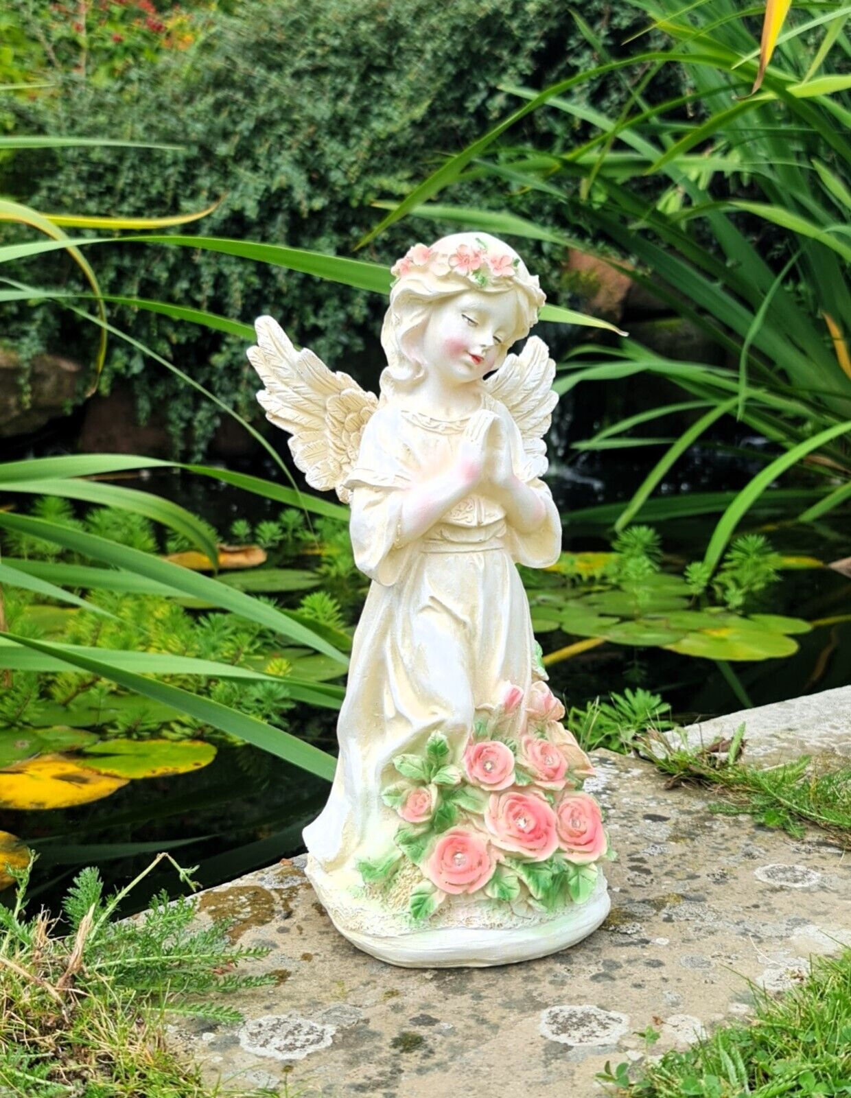 Garden Solar Ornament Fairy Angel Cherub