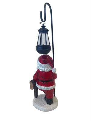 Solar Santa Claus decoration with Lantern