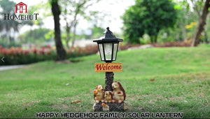 Copy of Solar Powered Hedgehog Welcome Ornament