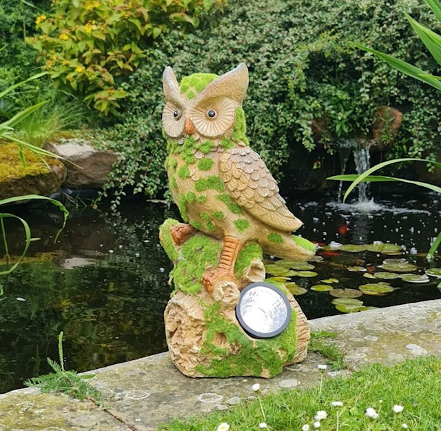 Garden Solar Owl Ornament