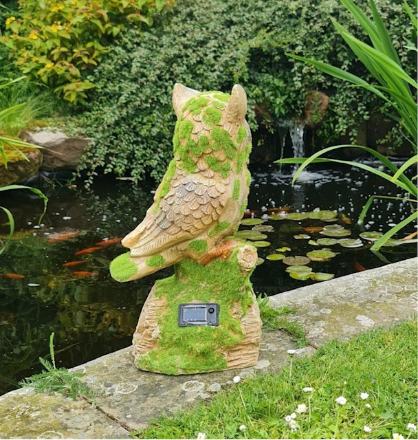 Garden Solar Owl Ornament