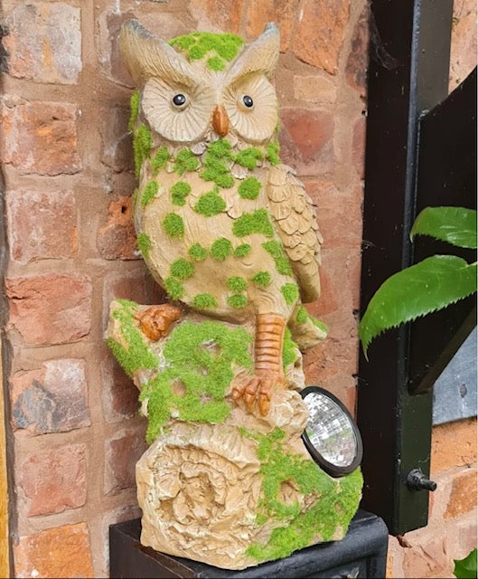 Garden Solar Owl Ornament