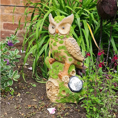 Garden Solar Owl Ornament