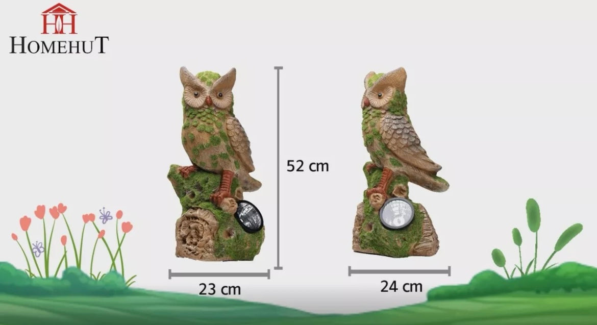 Garden Solar Owl Ornament