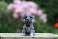 Solar Garden Westie Puppy with Lantern