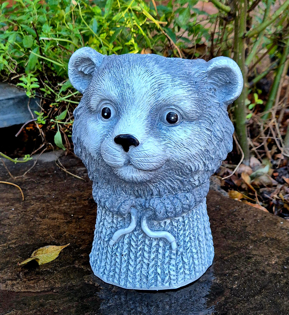 Bear Head Pot Planter