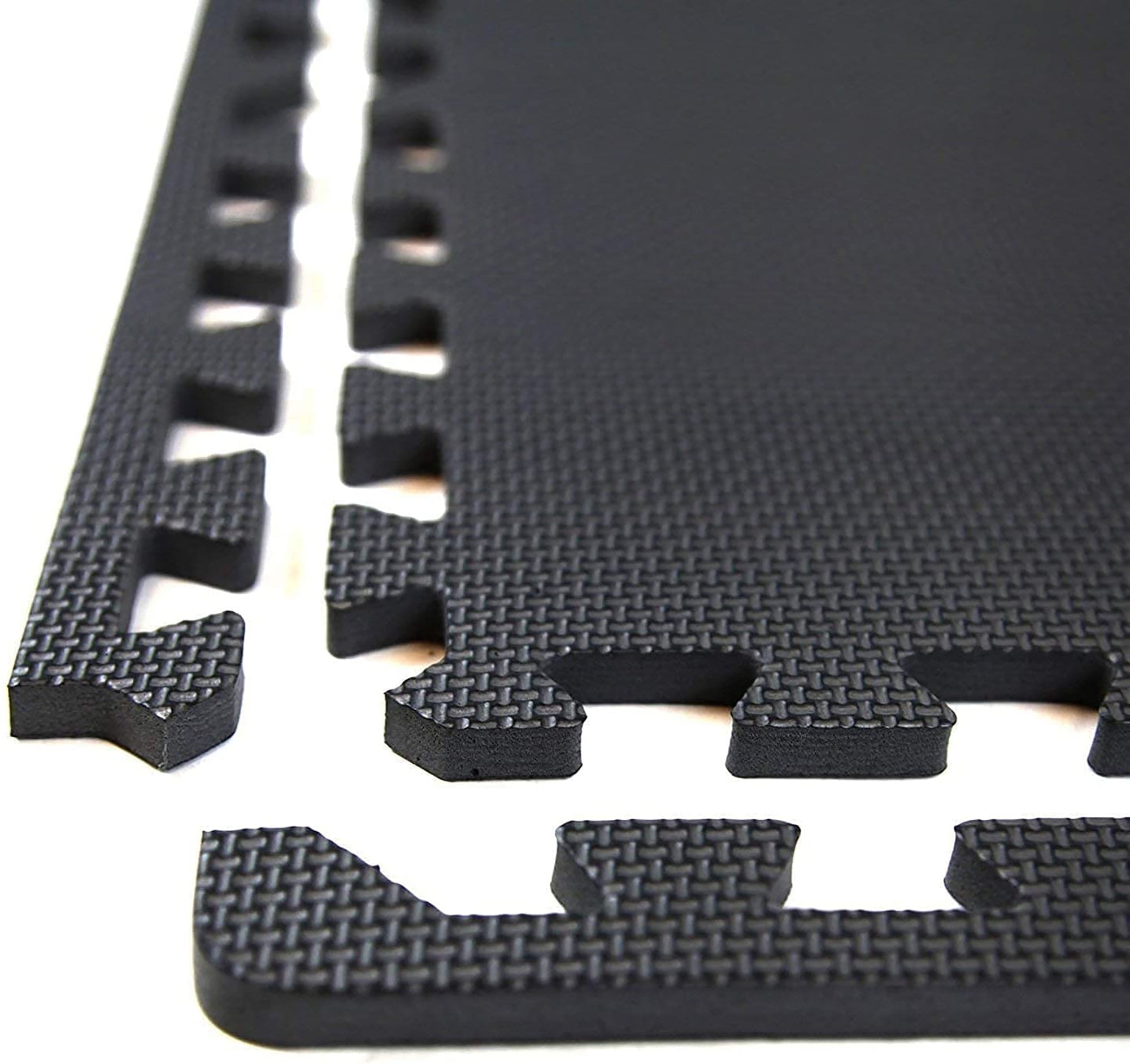 EVA Interlocking Black Foam Mats