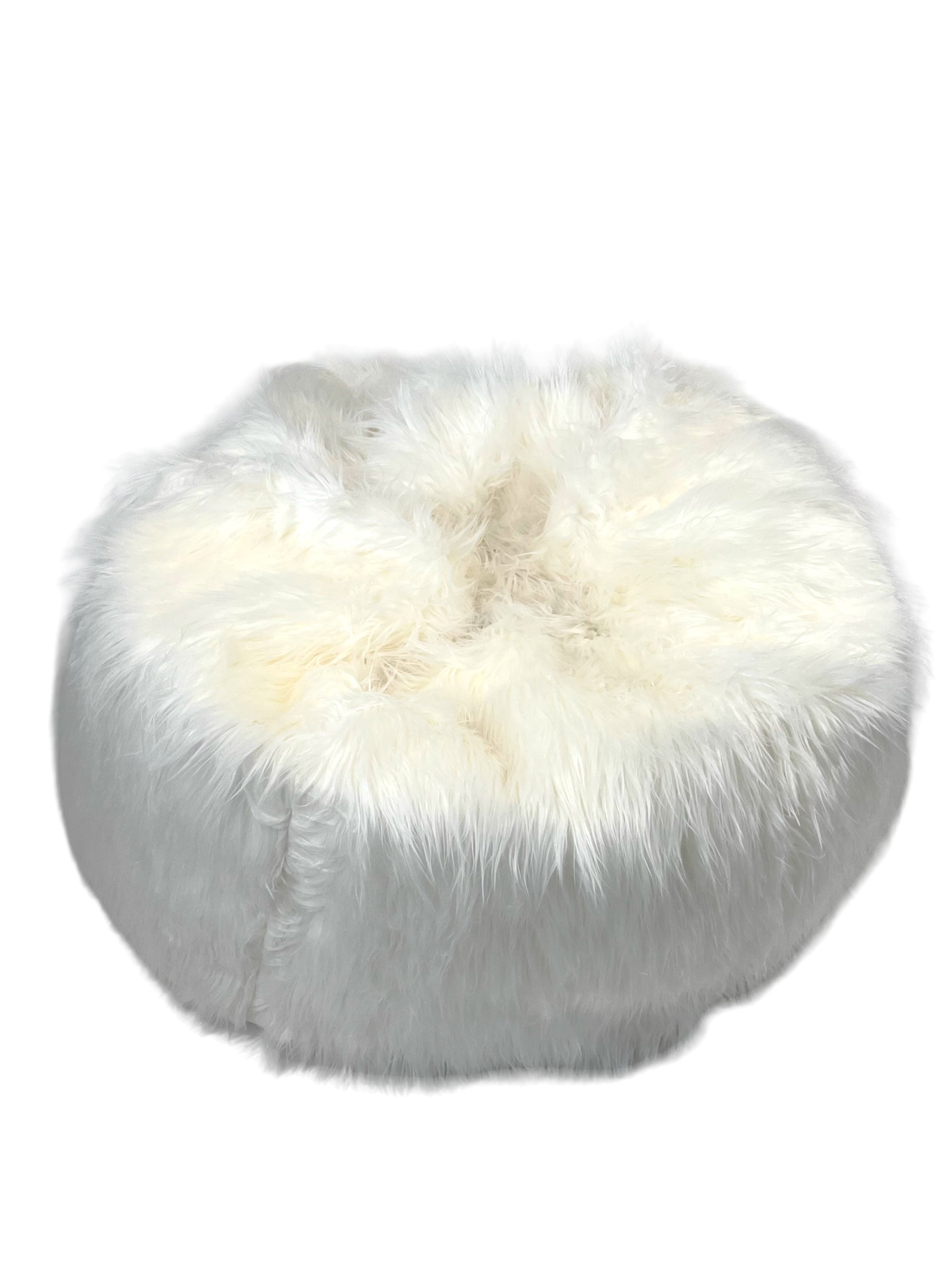 Faux Fur Beanbag Chair