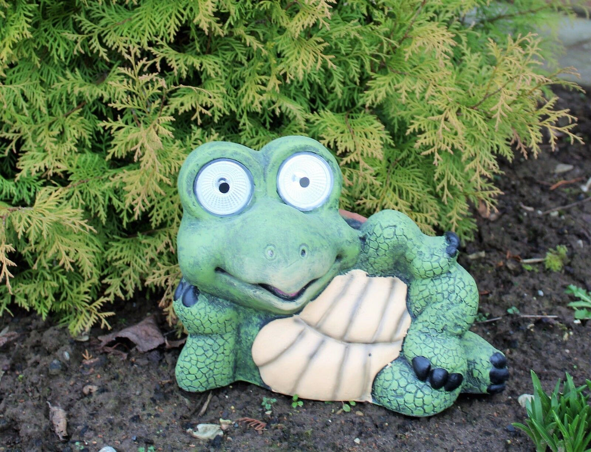 Large Solar Powered Garden Tortoise