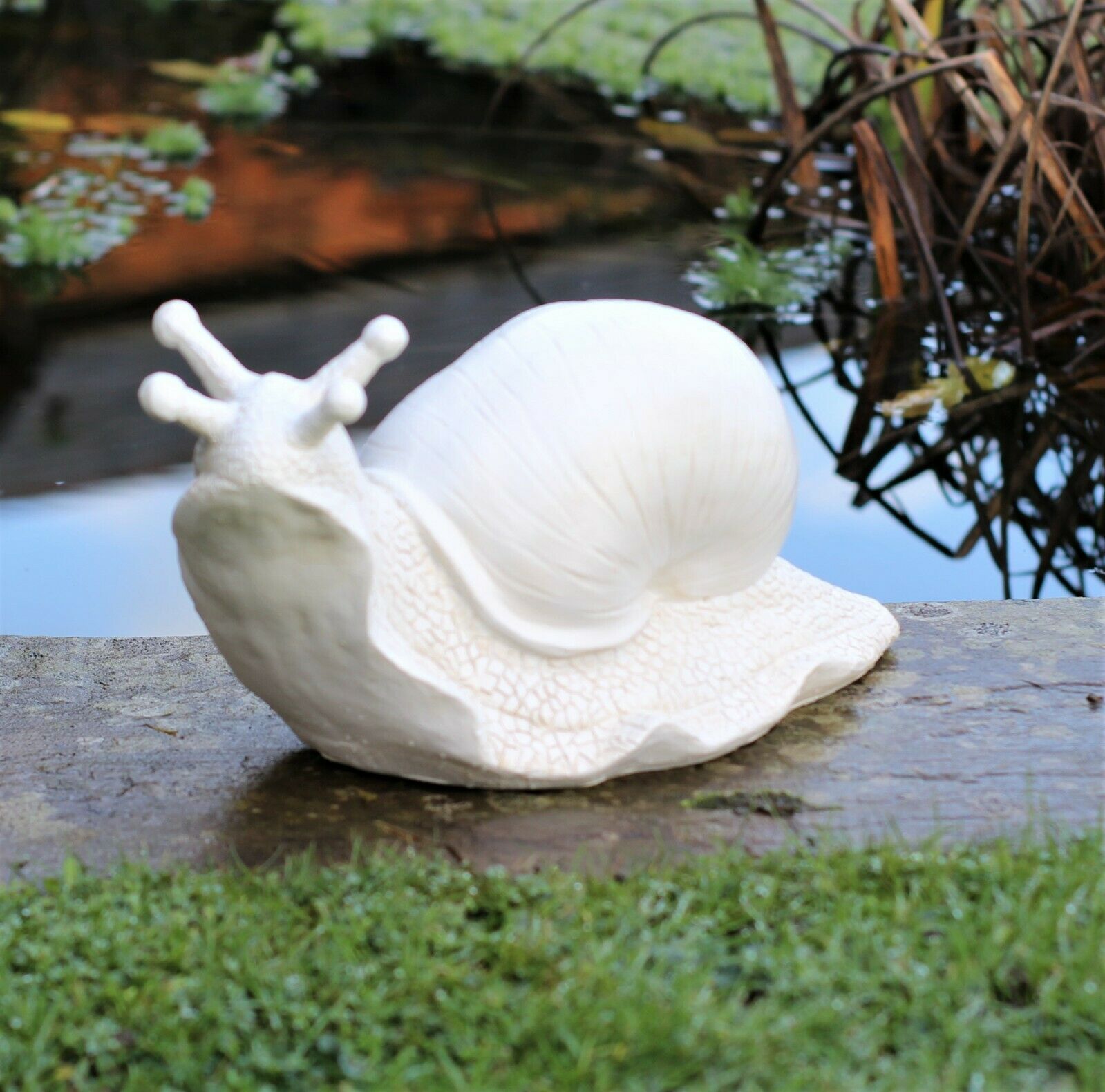 Rust Snail Garden Ornament