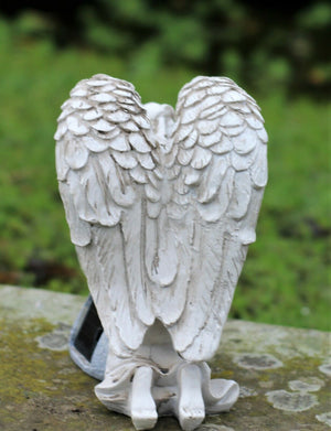 Cherub Garden Solar Ornament Ball