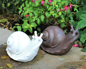 Rust Snail Garden Ornament