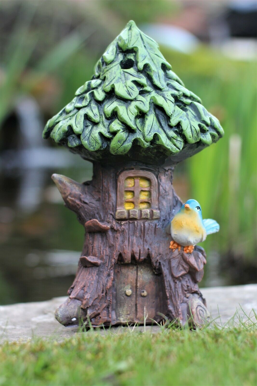 Garden Solar Fairy Tree House