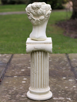 Garden Ornament Pillar with Head