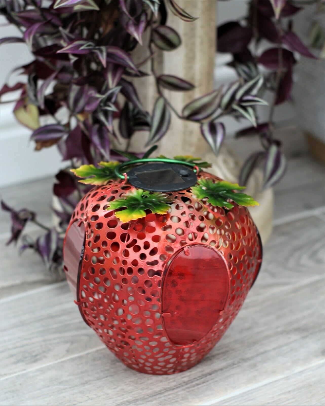 Solar Strawberry Hanging or Table Lamp Lantern