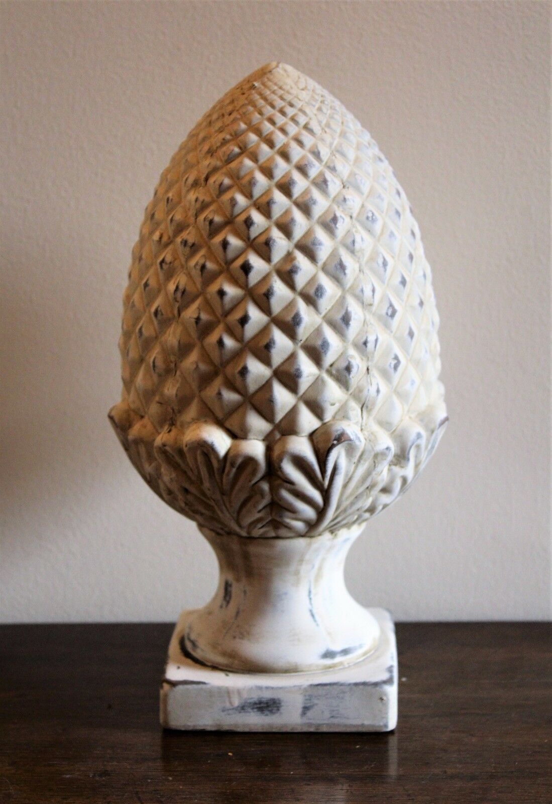 Stone Acorn Ornament for Indoor or Outdoor use