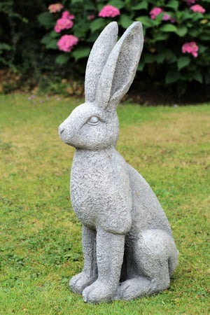 Large Wild Hare Rabbit Garden Ornament