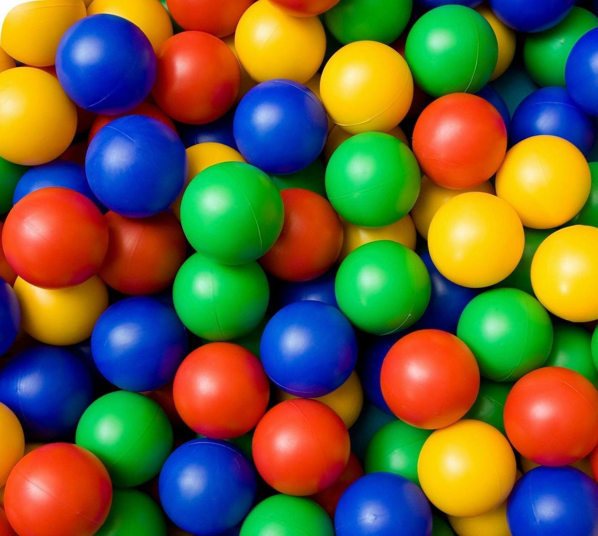 Multicoloured Childrens Plastic Play Balls