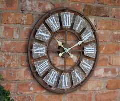 Metal Skeleton Clock