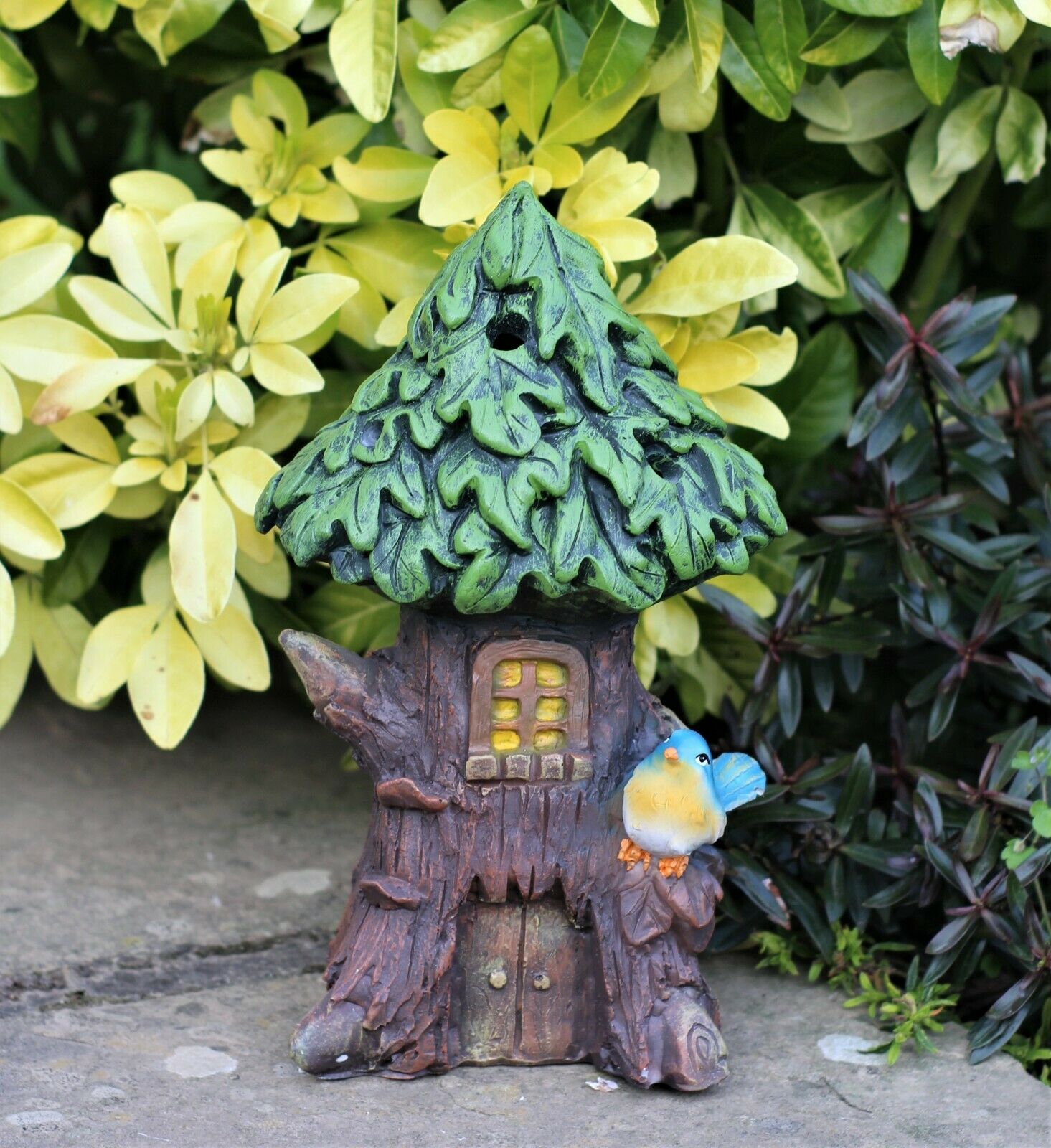 Garden Solar Fairy Tree House