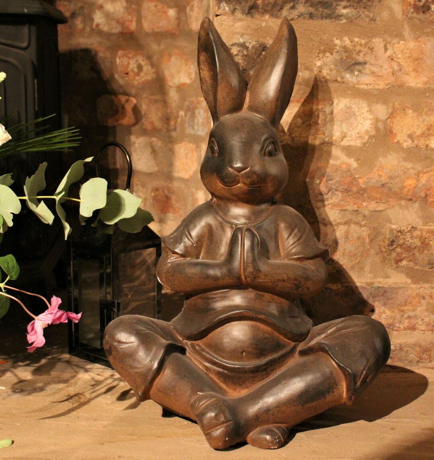 Rabbit Lotus Sculpture