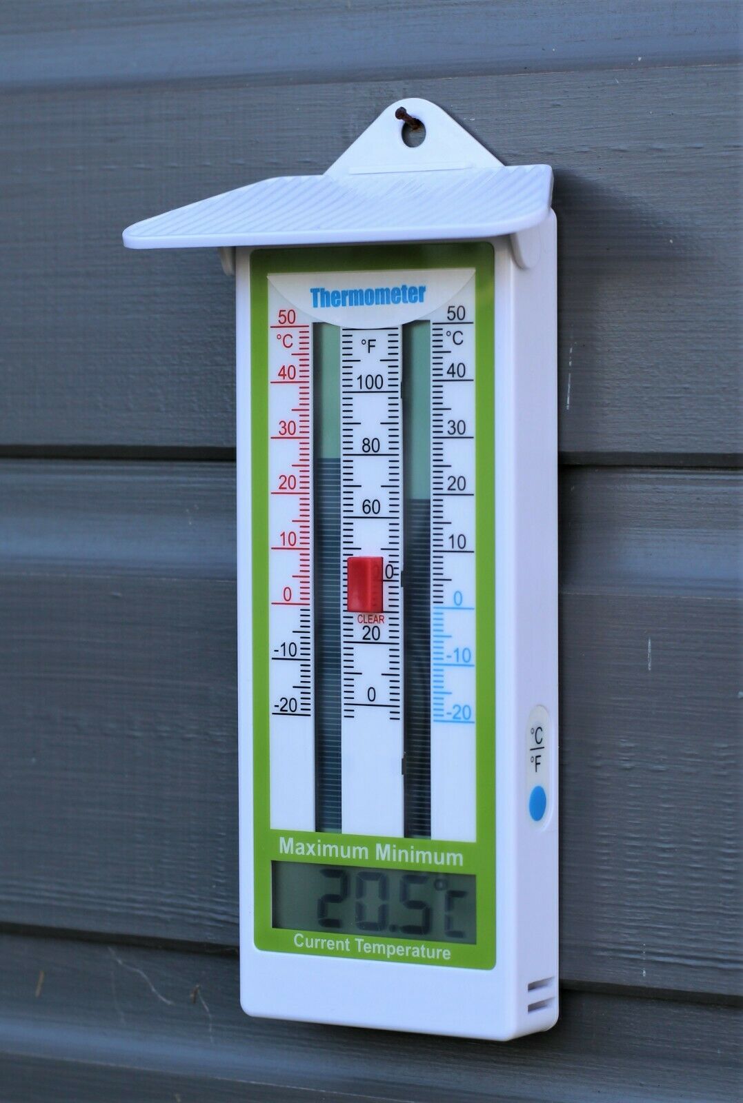 Digital Max Min Greenhouse Thermometer Classic Design Max Min Thermometer  for Use in The Garden Greenhouse or Home Easily Wall Mounted Greenhouse