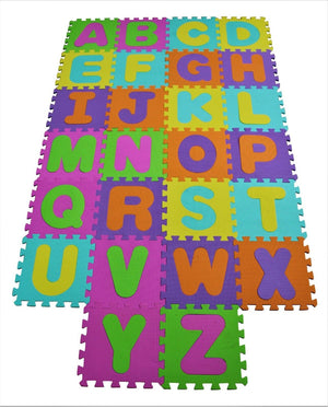 26 Piece Alphabet Childrens Play Mats - Jigsaw Style